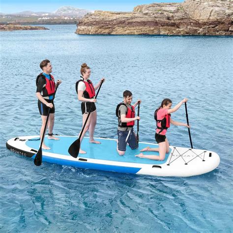 Water Sports Pvc Backpack Aquatec Inflatable Paddle Boards 6” Thick