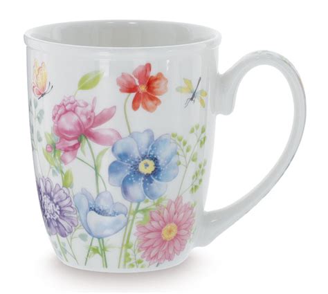 I really wanted peonies and since they were in season, they were able to provide them for my bouquet at the same cost as the other flowers! Mixed Blooming Flowers Design Bone China Coffee Mug 12 Oz ...