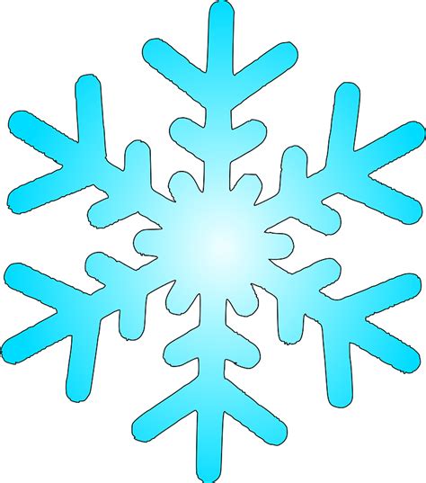 Simple Snowflake Clipart Free Download Transparent Png