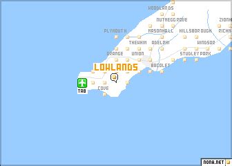 11° 9' 0 north, 60° 47' 0 west. Lowlands (Trinidad and Tobago) map - nona.net