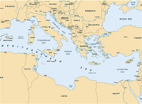 Adriatic Sea Worldatlas