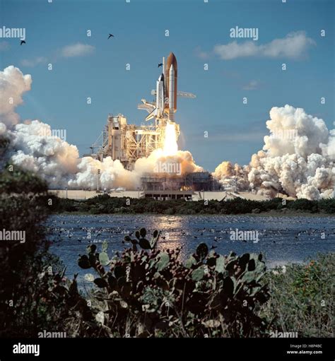 The Nasa Space Shuttle Atlantis Sts 66 Mission Launches From The