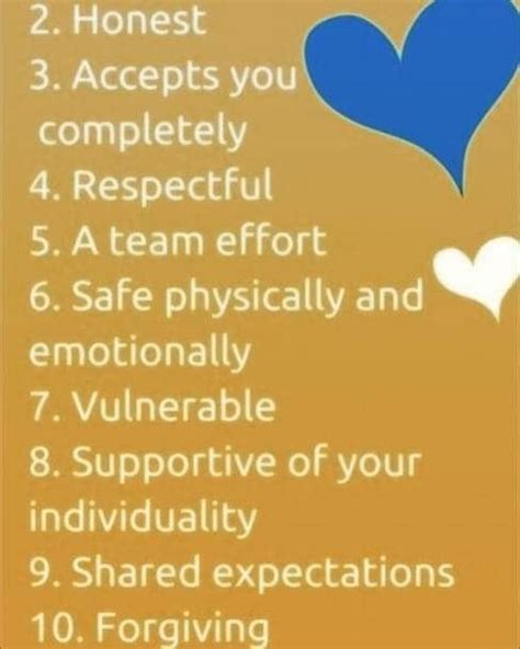 The Healthy Relationship Characteristics Healthy Relationships Team Effort Vulnerability