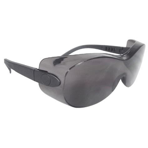 Radians Sh1 20 Sheath Otg Over The Glass Black Frame Safety Glasses Smoke Lens 12 Pack