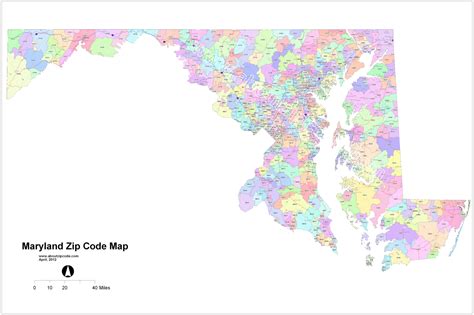 Maryland Zip Code Maps Maps Fact