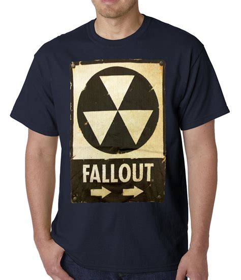 Official Fallout Nuclear Sign Mens T Shirt Bewild
