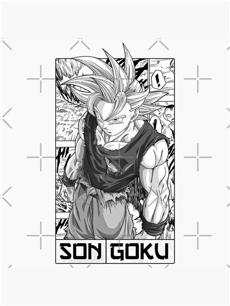 Dragon Ball Super Shonen Anime Mui Goku Manga Panel Art Photographic