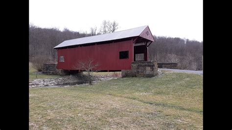 Wyit Sprowls Covered Bridge Washington County Pennsylvania Youtube