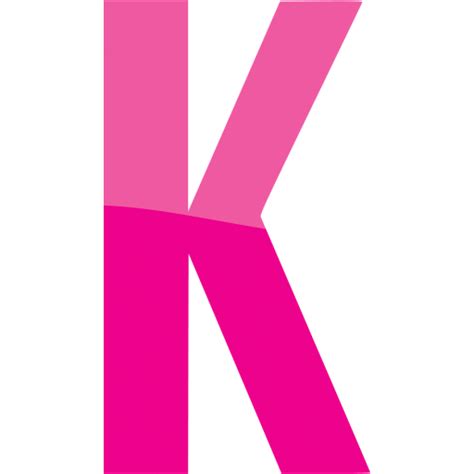 Web 2 Deep Pink Letter K Icon Free Web 2 Deep Pink Letter Icons Web