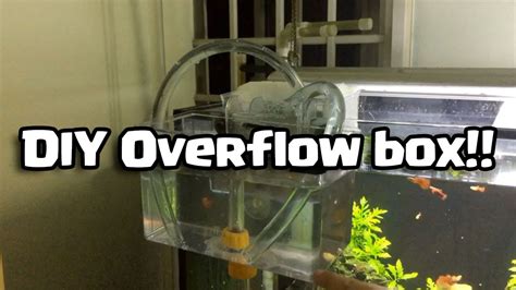 DIY Overflow box (Do it yourself) - YouTube