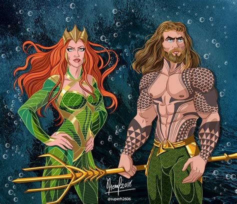 Aquaman And Mera By Https Deviantart Fernl On Deviantart
