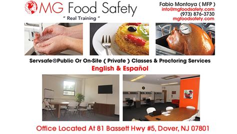 Friends, do you want to get the biggest discount? Food Handlers Certificate Morris County NJ - MG FOOD SAFETY