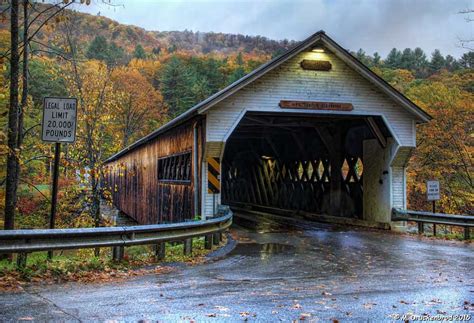The Old Covered Bridge In West Dummerston Vermont The West Flickr