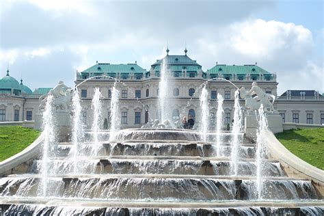 Photos Vienna Austria Fountains Palace Complex Belvedere Cities