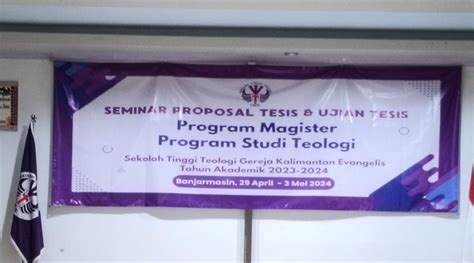 Pelaksanaan Seminar Proposal Tesis Dan Ujian Tesis Semester Genap Ta