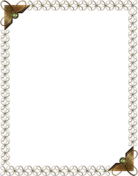 Golden Pattern Scope By Lyotta Clip Art Frames Borders Free Frames