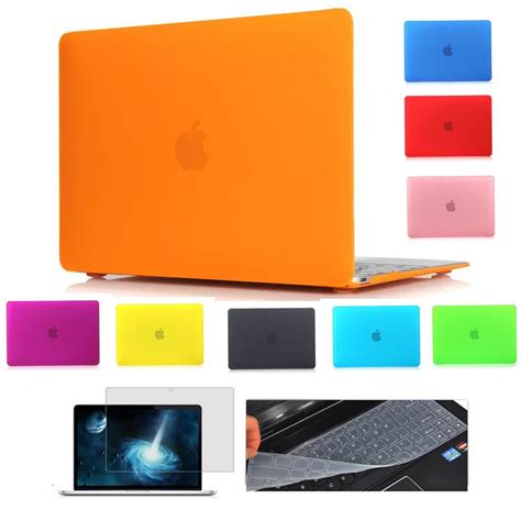 An Orange Laptop Case With Various Colors And Options For The Apple