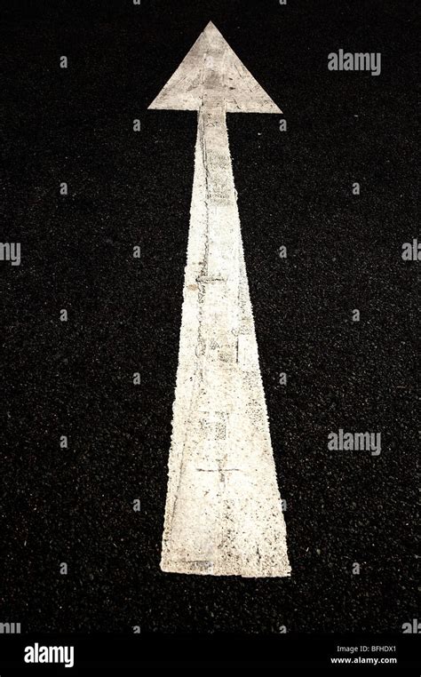 Road Markings Stock Photo Alamy