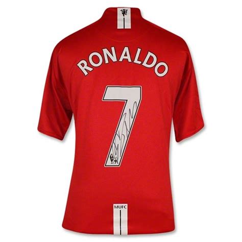 Vì vậy, vấn đề giờ đây dành cho nửa đỏ thành manchester đó chính là tìm ra cái tên thay thế chân sút thành danh từ napoli. Signed Cristiano Ronaldo Manchester United 07/08 Home ...