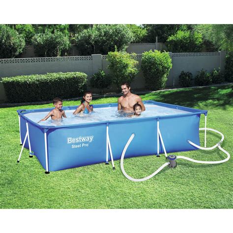 Bestway Pro 10ft X 65ft X 26in Frame Swimming Pool Set With Debris