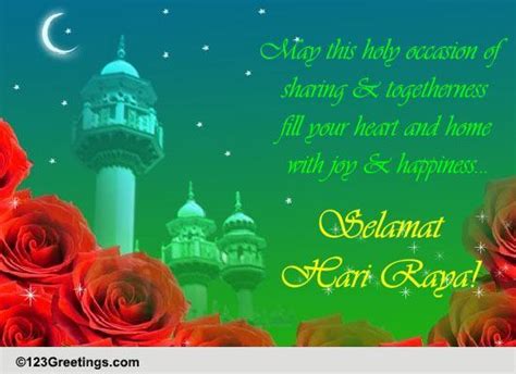 You can send the card to wish them selamat hari raya aidilfitri and many cheers, inspire, motivate, etc cards to your friends. Joy & Happiness... Free Hari Raya eCards, Greeting Cards ...