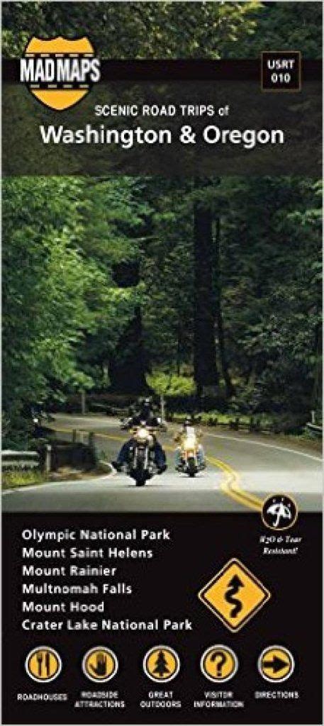 Oregon And Washington Regional Scenic Tours By Mad Maps Scenic Road