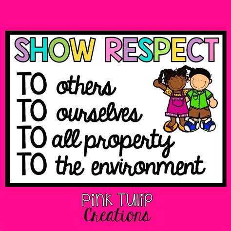 Respect Poster Classroom Decor Classroom Classroom Decor