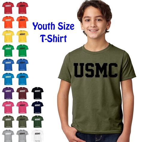 Youth Xs T Shirt Size Youth Apparel Size Chart Tactics
