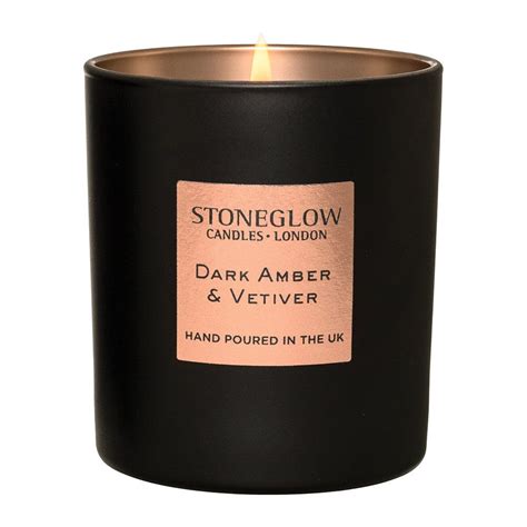 buy stoneglow luna tumbler candle dark amber and vetiver amara candles candles dark