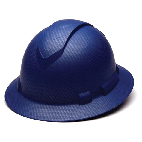 Pyramex Ridgeline Full Brim Hard Hat With 4 Point Ratchet Suspension