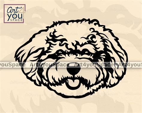 Bichon Frise Svg Png Dxf Dog Bandana Cricut Face Head Plasma Vect