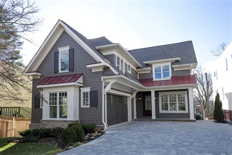 This countryside home surrounded by forest and farmland is low, long and lean, with a front of expansive. Custom Home Gallery of Washington DC Area Homes ...