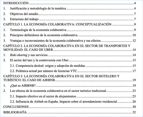 Tipos De índice De Tfg Aula Tfg