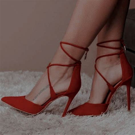 Pin By On Women In Heels Aesthetic Heels Red Heels