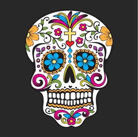 Allenjoy 8x6ft Day Of The Dead Backdrop Photography For Mexican Fiesta