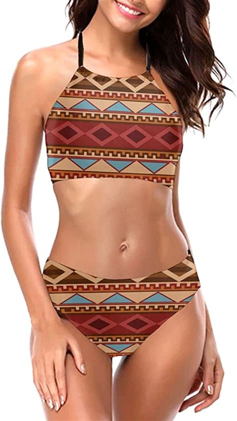 amazon com women bikini set halter native southwest american indian my xxx hot girl
