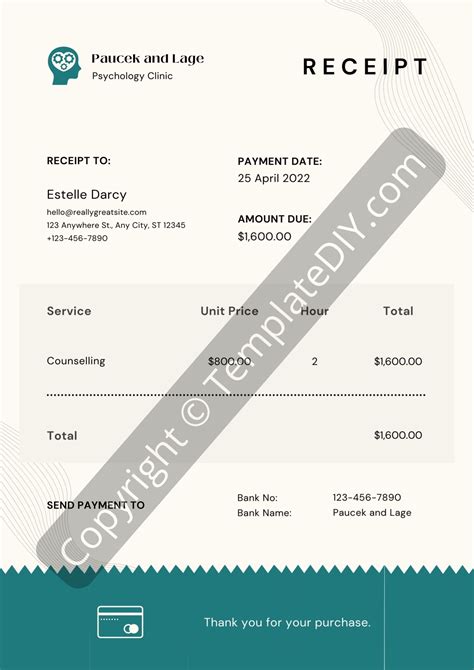 Store Receipt Template Blank Printable Pdf Excel And Word