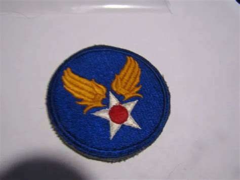 Original Military Patch Sew On Ww2 Era No Glow Us Army Air Forces 299