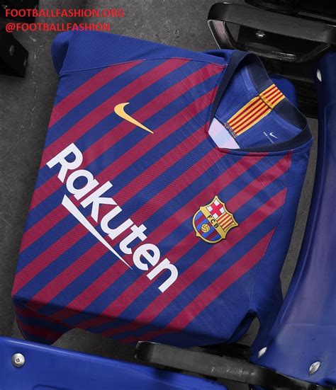 Fc Barcelona 201819 Nike Home Kit Football Fashion