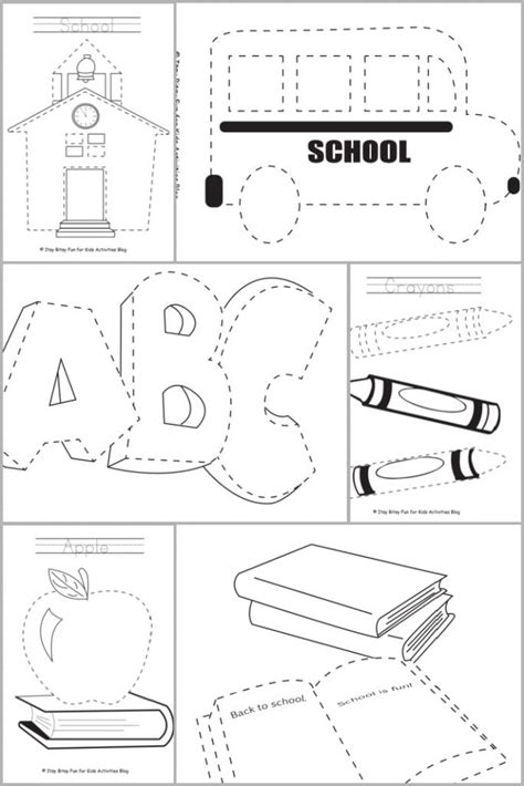 Free School Themed Printable Coloring Pages For Kids