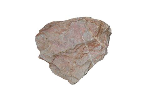 Raw Of Chert And Shale Rock Isolated On A White Background Stock Image