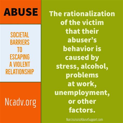 Societal Barriers To Escaping A Violent Relationship Narcissist Abuse