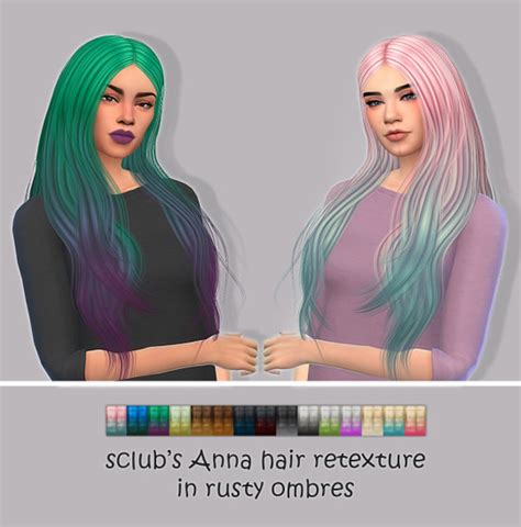 Sims 4 Hairs Simsworkshop Faya Natural Hair Retexture