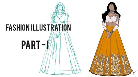 Fashion Illustration For Beginners Part 1 Adobe Illustrator Youtube