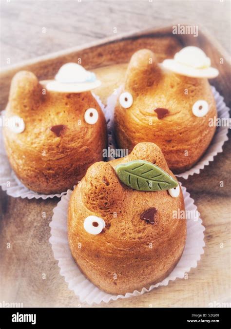 Totoro Cream Puffs At Shiro Higes Cream Puff Factory Caf In Tokyo