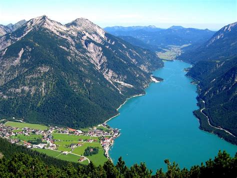 Lake Achen German Achensee Is A Lake North Of Jenbach In Tyrol