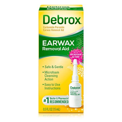 Buy Debrox Earwax Removal Aid 0 5 Oz Earwax Removal Drops Online At