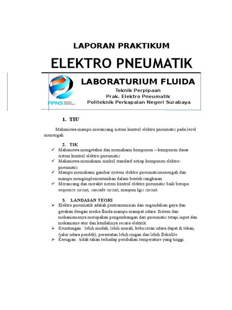 Electro Pneumatik Rangkaian Pdf