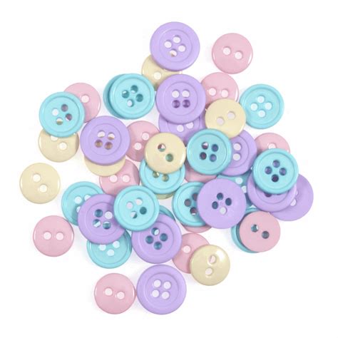 Trimits Assorted Pastel Buttons Pack Buttons My Sewing Box