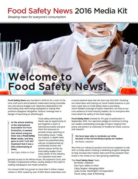 Read the article of mr. Advertising with Food Safety News | Food Safety News